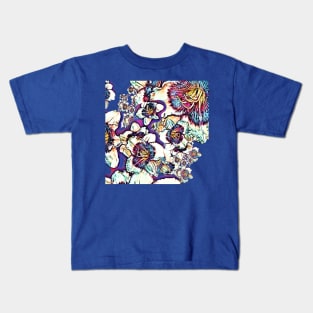 Bright floral pattern Kids T-Shirt